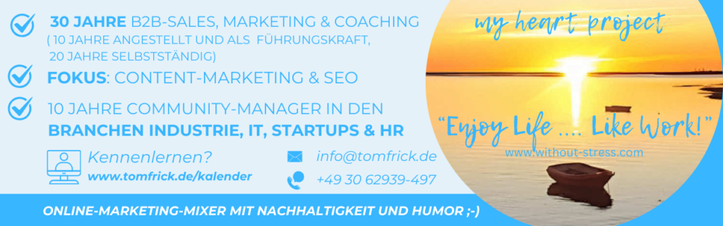 Thomas W. Frick, Online-Marketing-Experte